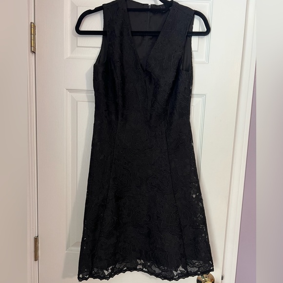 White House Black Market Lace Fit and Flare Dress - Picture 9 of 9